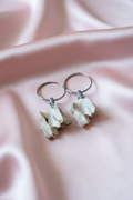 Vertebrae earrings