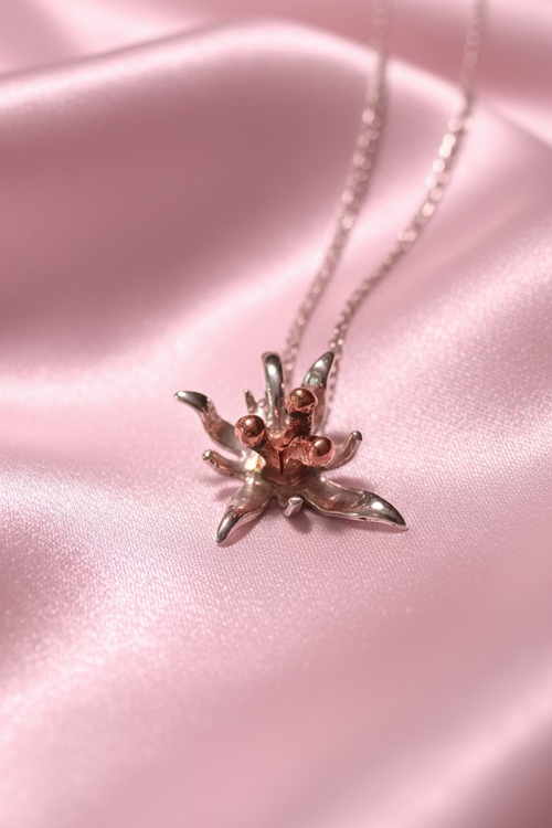 Multi-Petal Floral Pendant