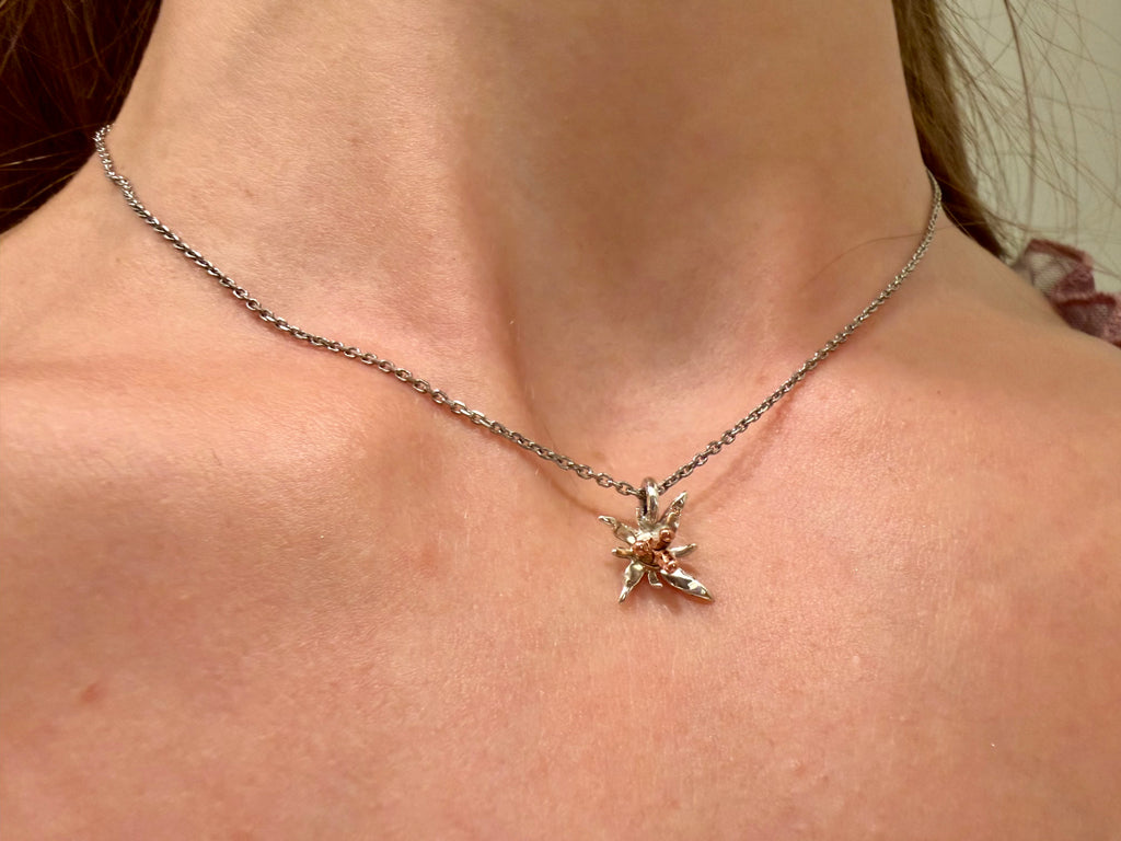 Multi-Petal Floral Pendant