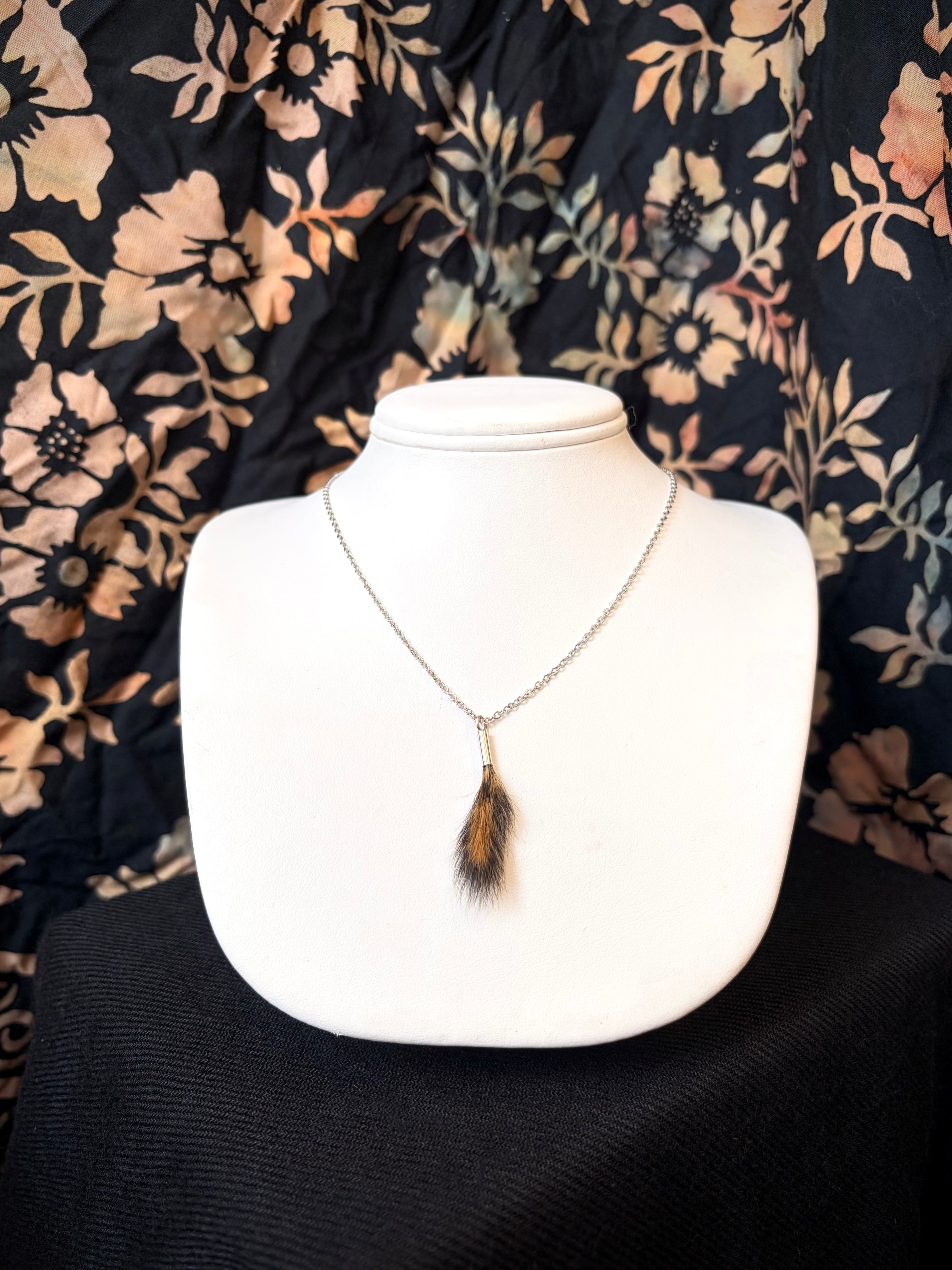Chipmunk Tail Necklace