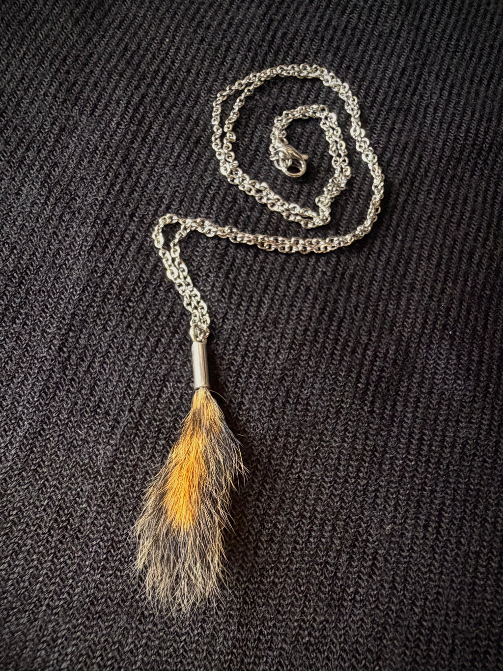Chipmunk Tail Necklace