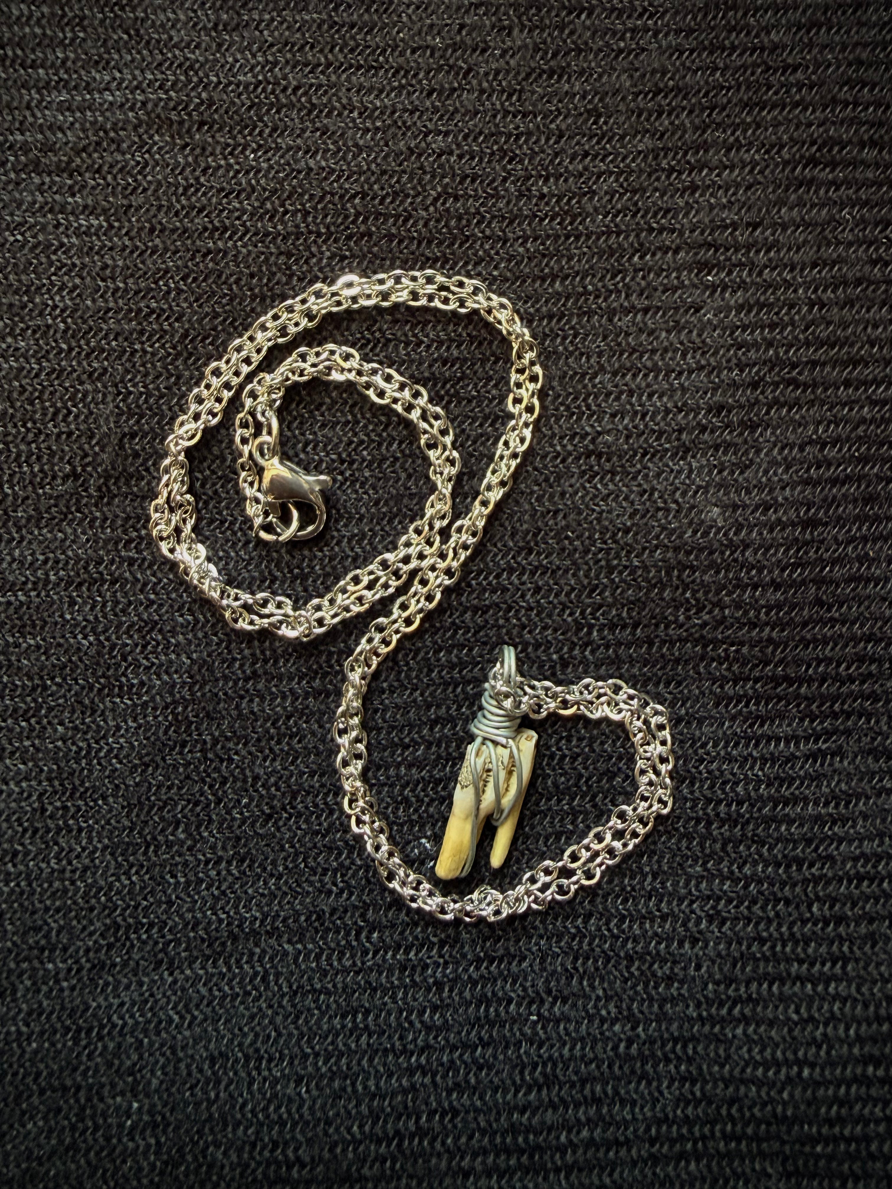 Small Deer Tooth Necklace