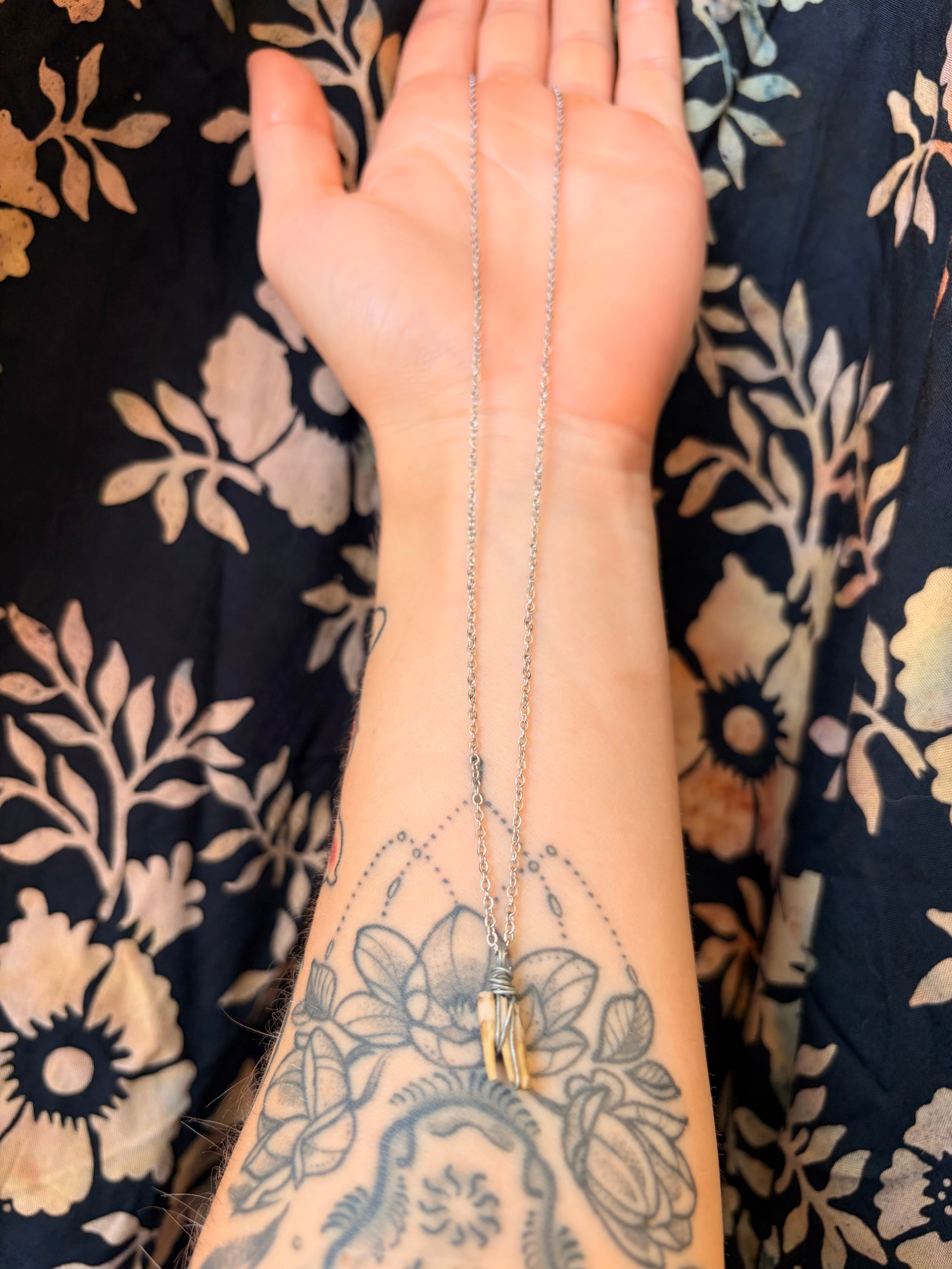 Small Deer Tooth Necklace